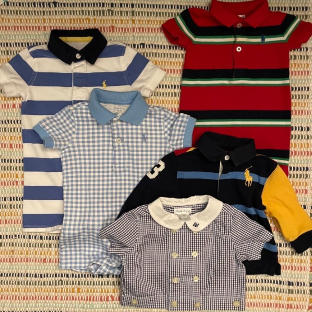 Bundle of 5 Ralp Lauren Polo - Size 3 - 9m